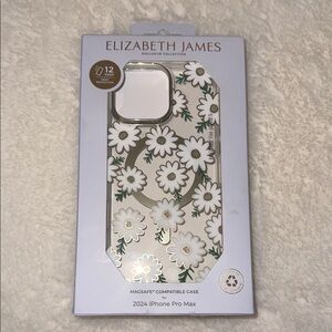 Elizabeth and James Daisy iPhone Pro Max Case - White and Green